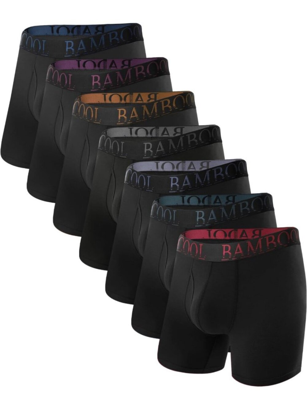 Ultra Soft Bamboo Boxer Briefs for Men - Breathable Comfort, 3-Pack